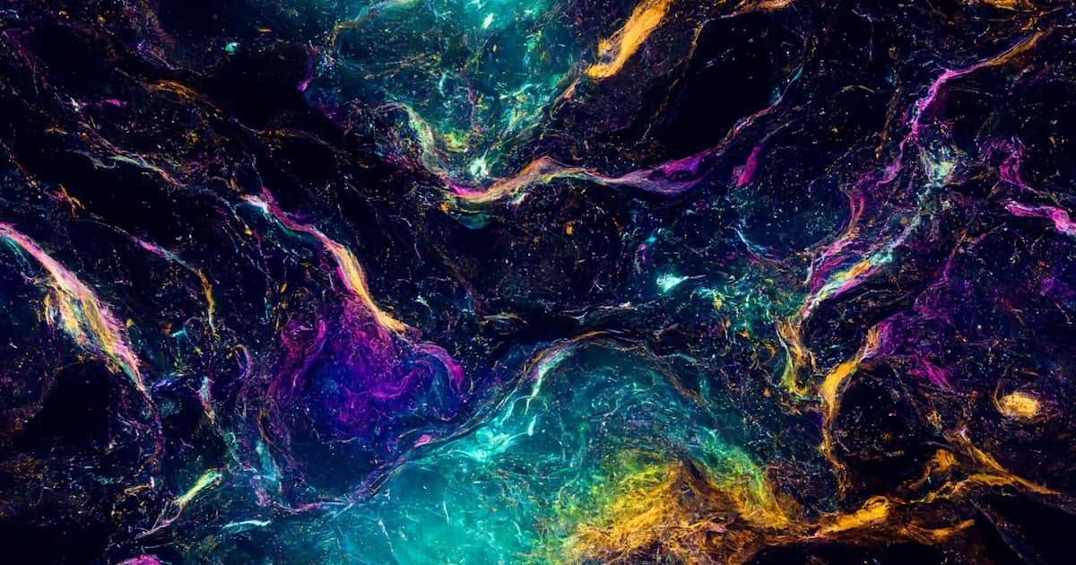 Visualización futurista de las tendencias del arte IA