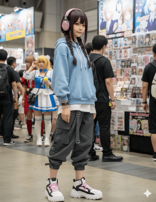 Anime to Real Cosplayer — Generated result