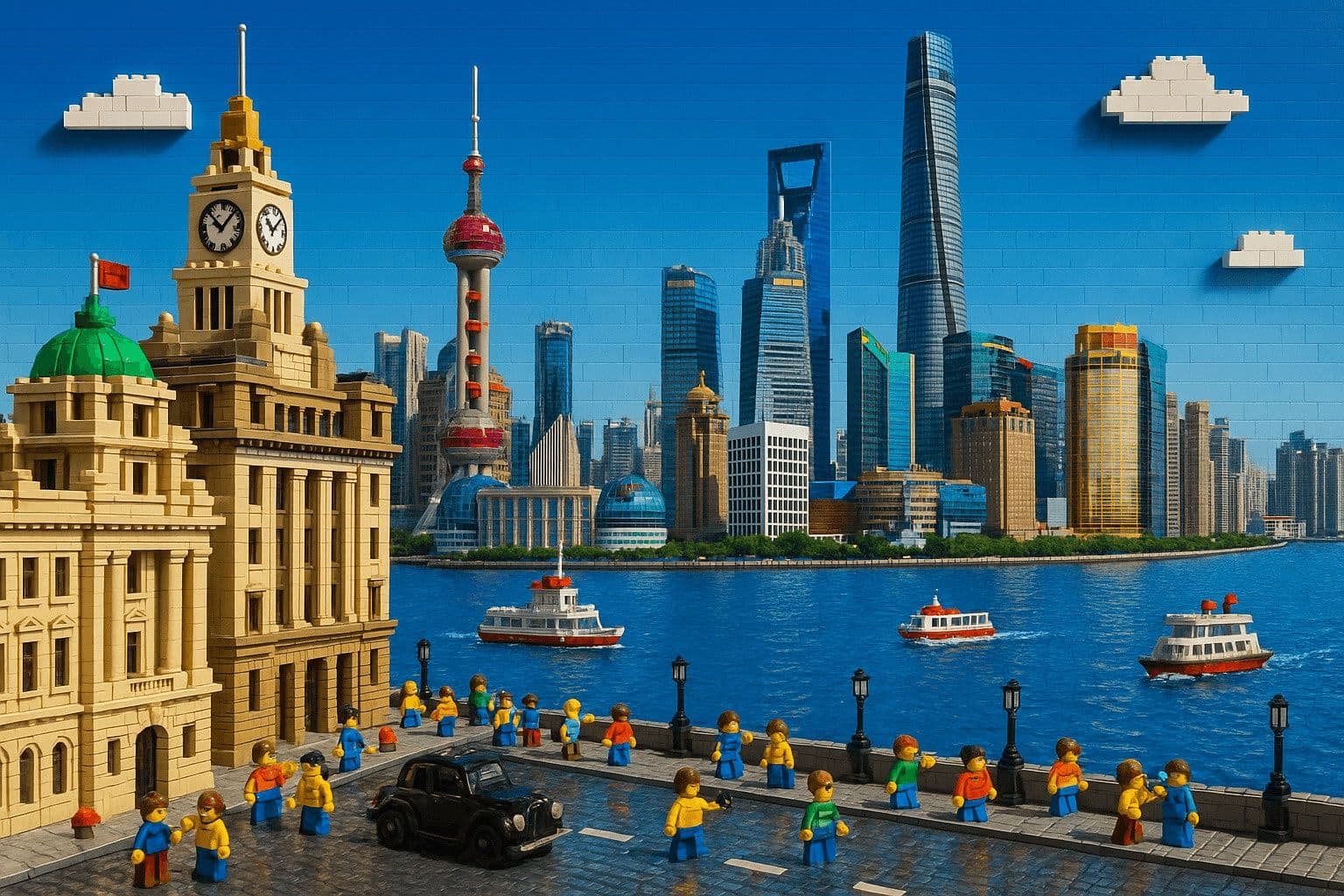 LEGO Cityscape — Generated result