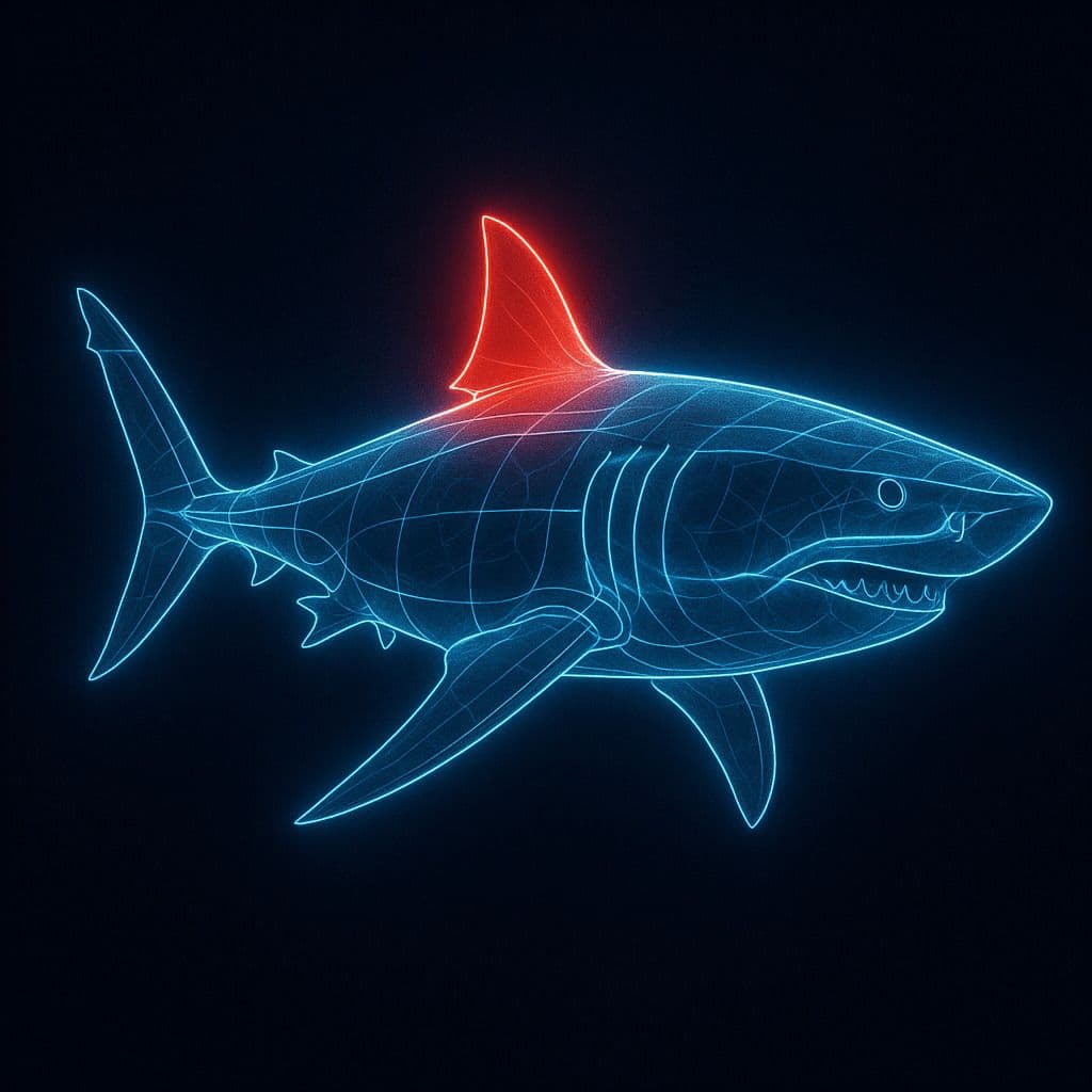 Glowing Line Anatomy Diagram — Generated result