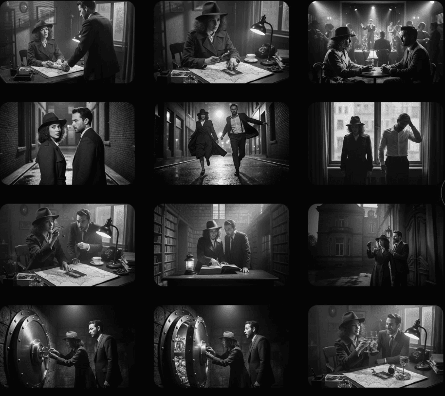 Film Storyboard — Generated result