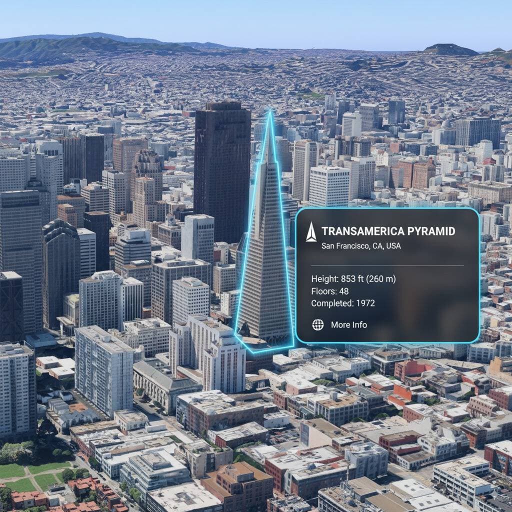 Real-World AR Information Overlay — Generated result