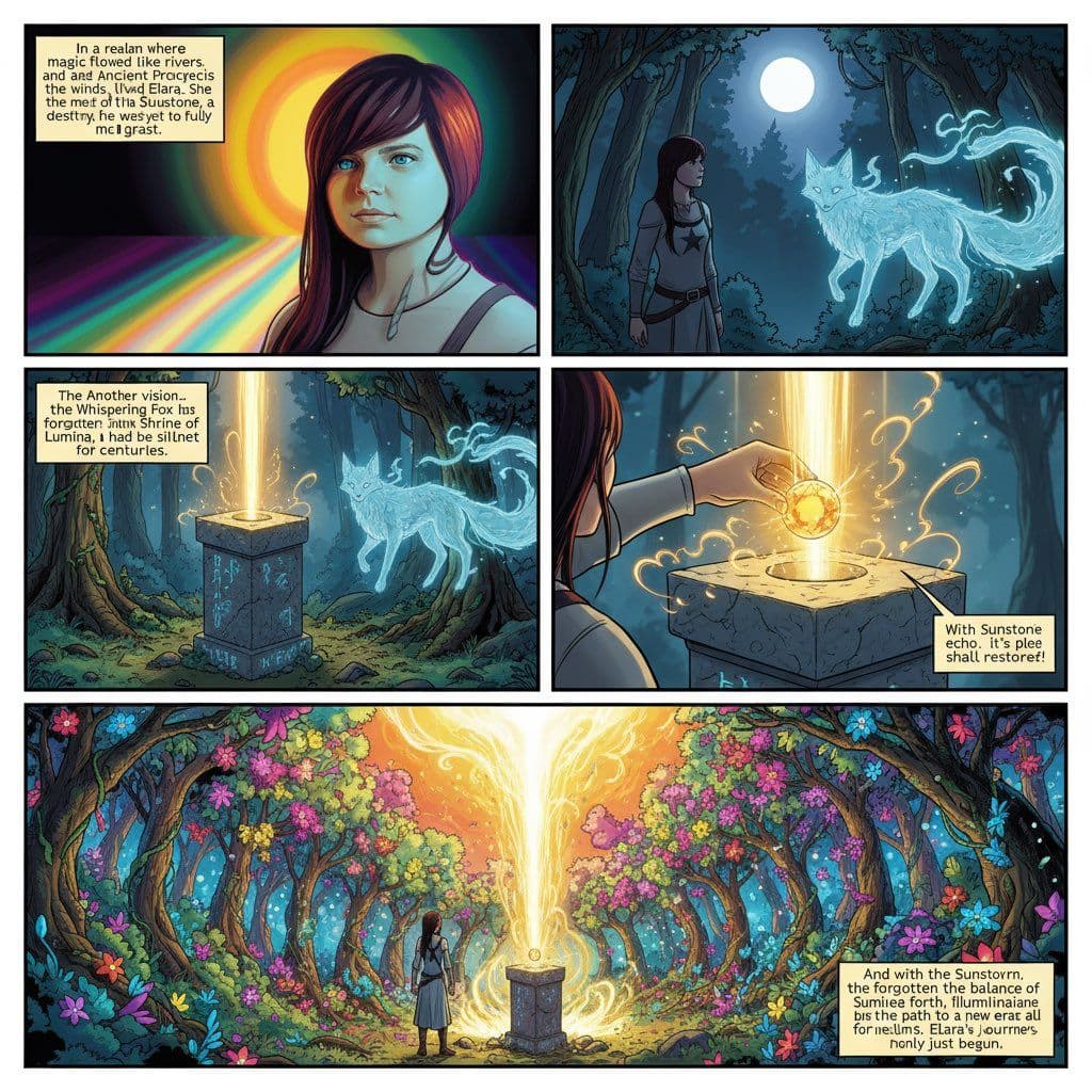 Create Comic Book — Generated result