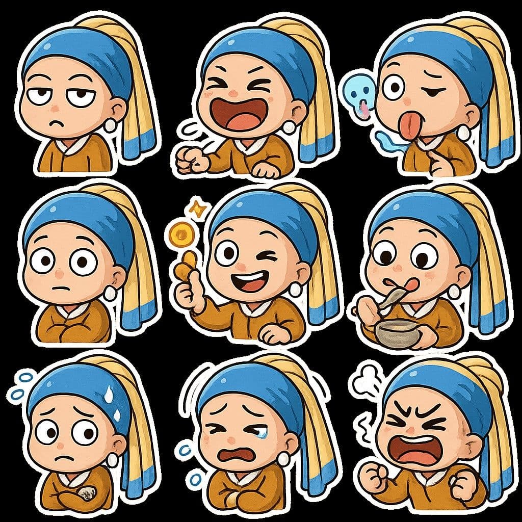 Chibi Expression Pack — Generated result