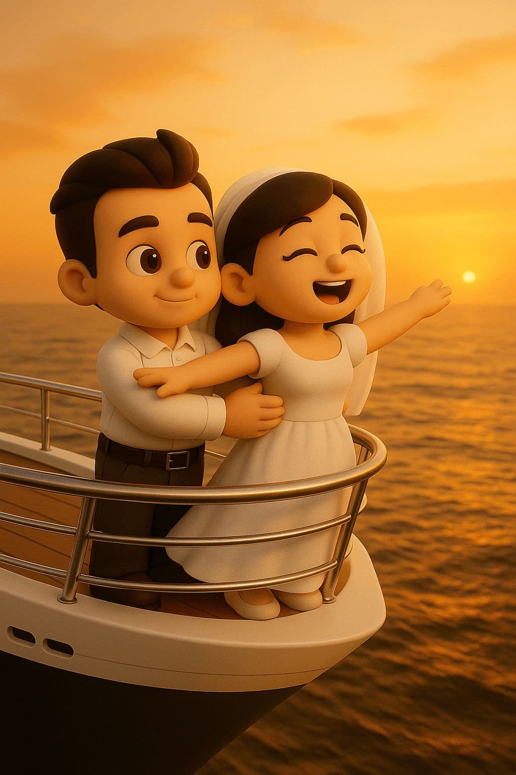 “Titanic” Pose Imitation — Generated result
