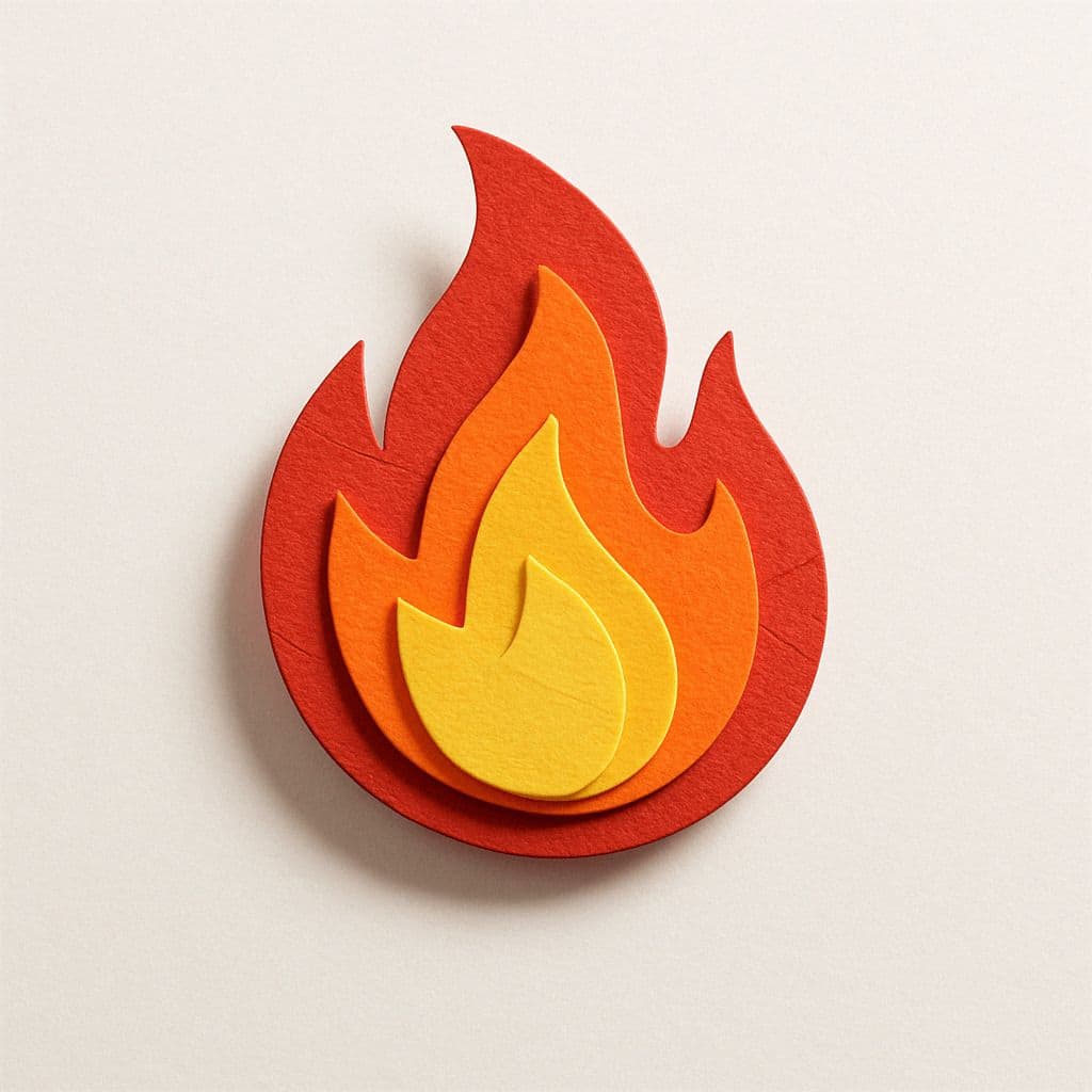 Papercraft-Style Emoji Icon — Generated result