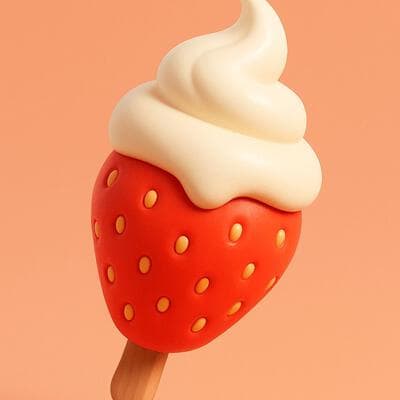 Emoji Cream Ice Pop - Output