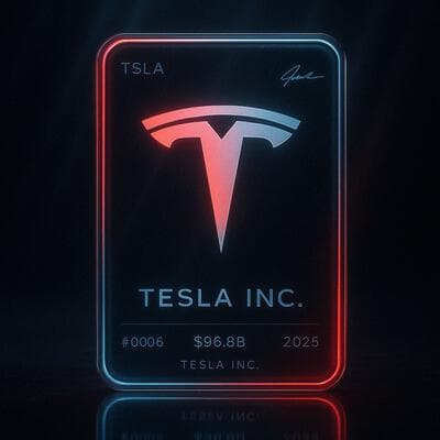 Futuristic Logo Trading Card - Output