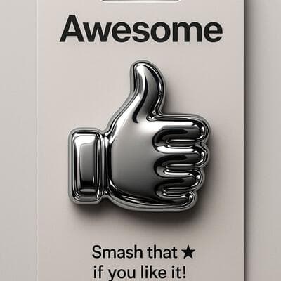 Chrome Emoji Badge - Input