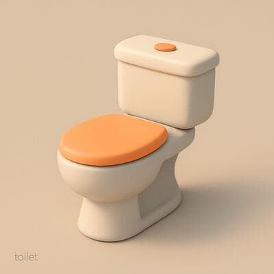 Minimalist 3D Illustration - Output