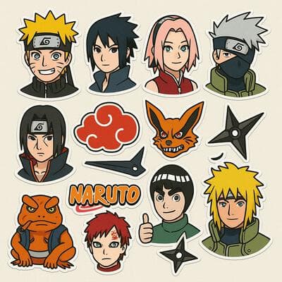 Anime Sticker Set - Input