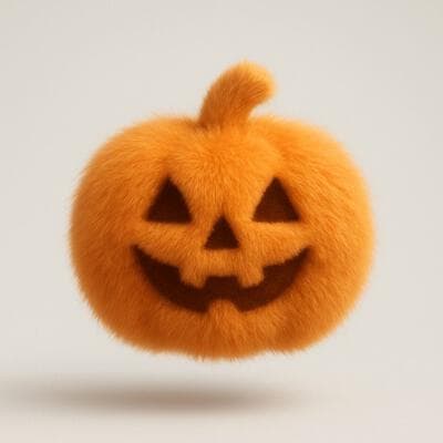 Fluffy Jack-o'-Lantern - Input