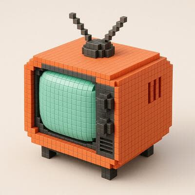 Voxel-Style 3D Icon Conversion - Output