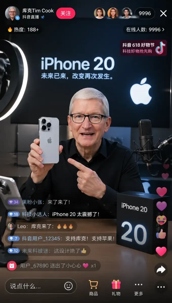 Douyin Livestream Screenshot