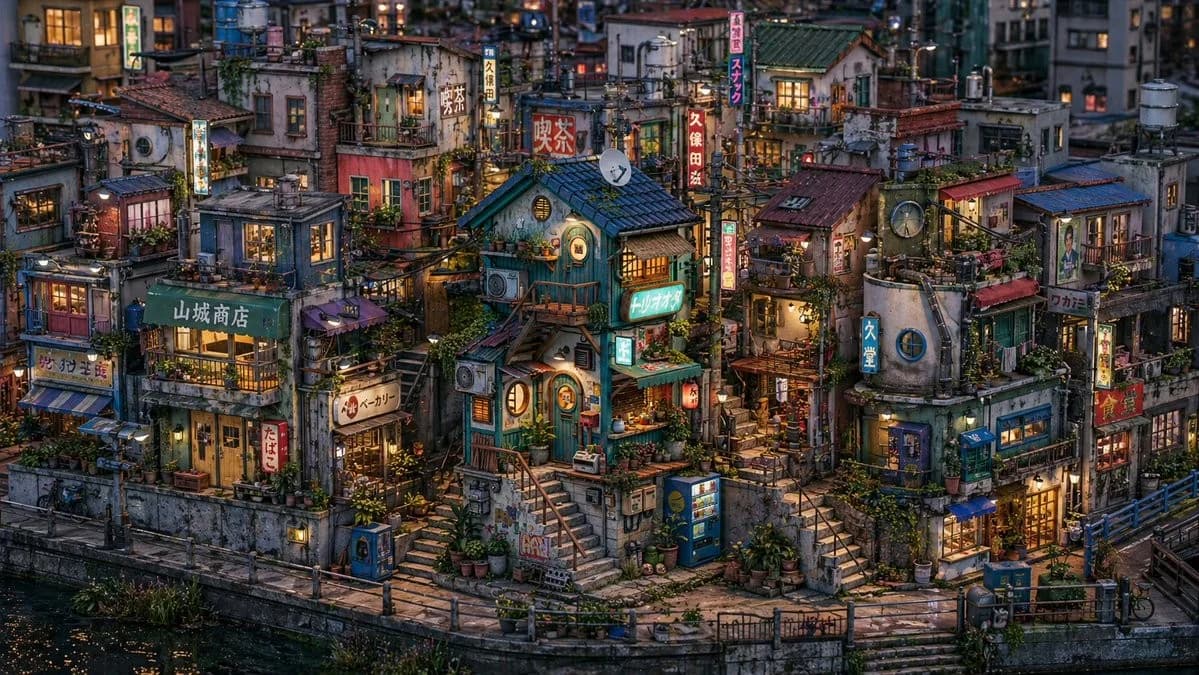 Dusk Canal Miniature