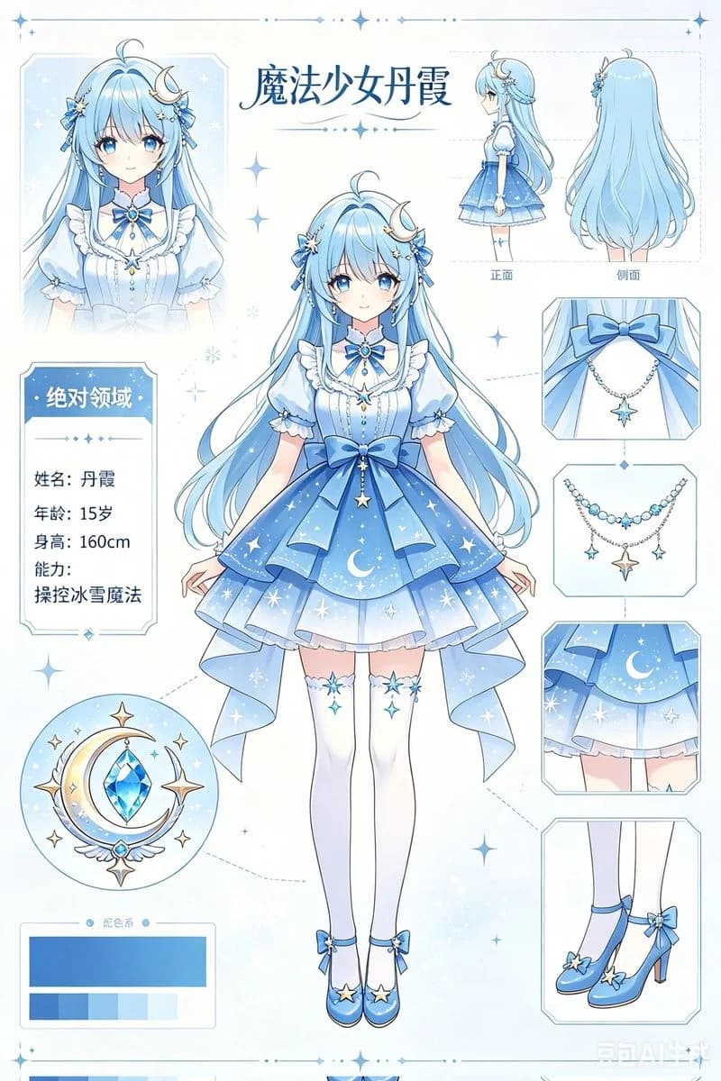 Blue Magical Girl
