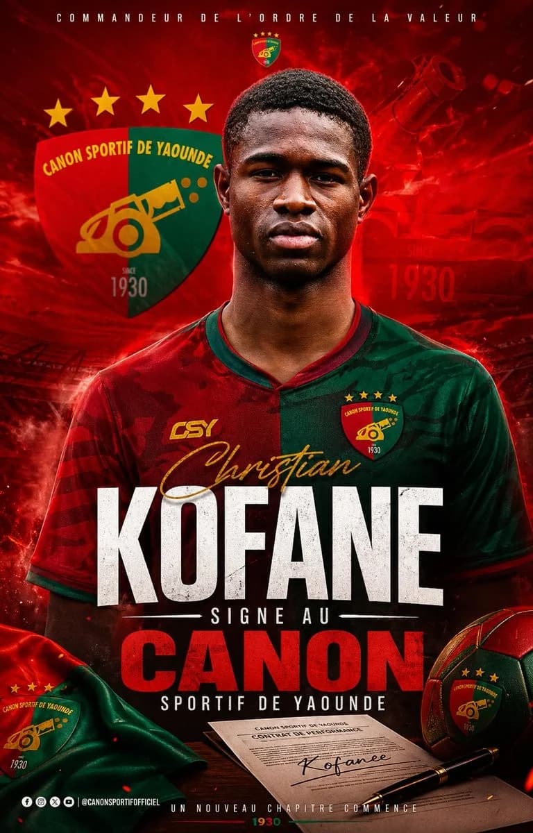 Football Signing Poster