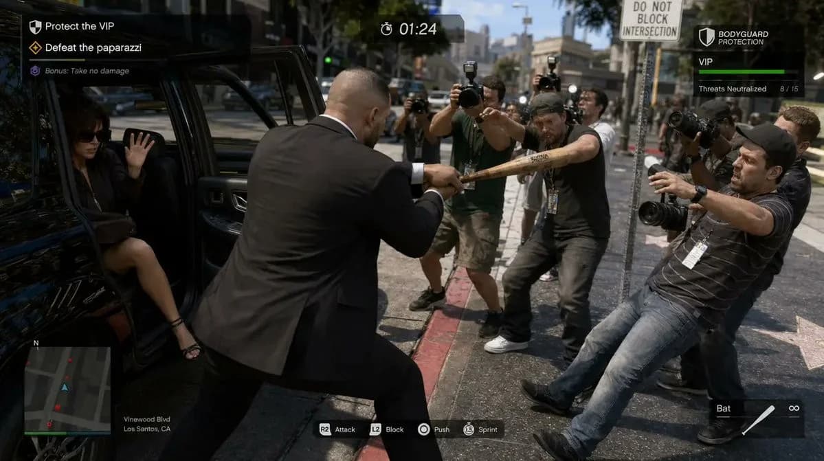 Bodyguard Game Scene