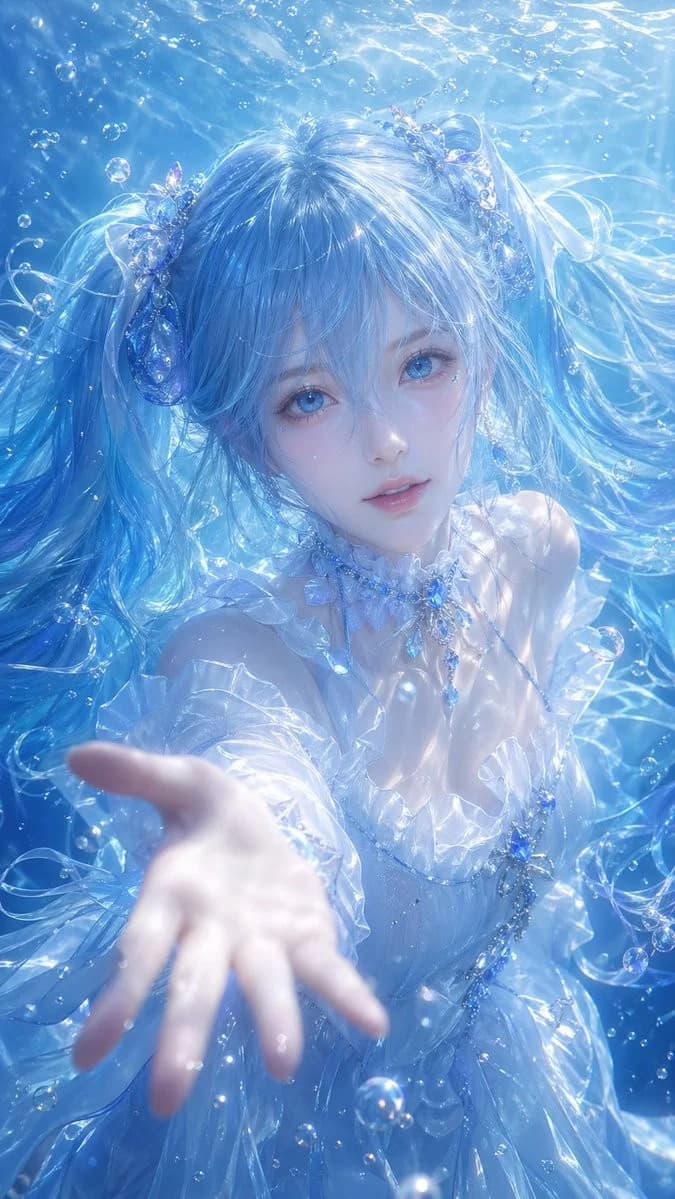 Underwater Fantasy CG — Generated result