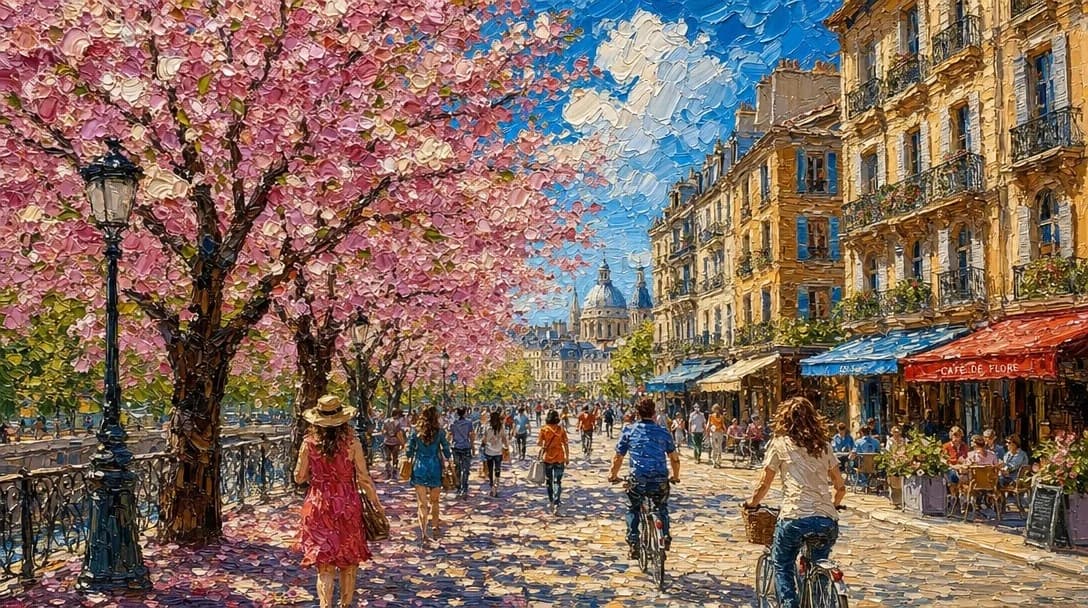 Impasto Spring in Paris