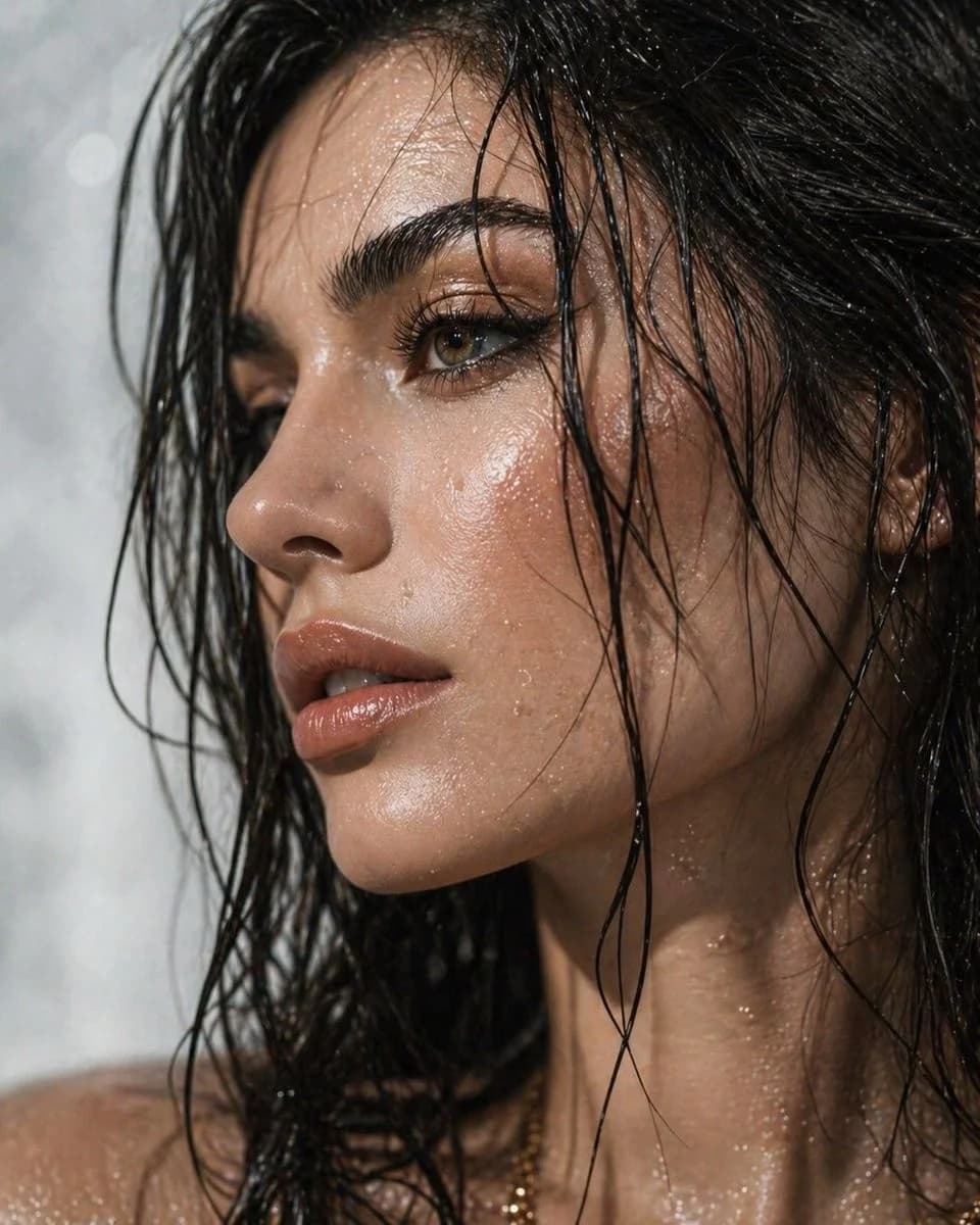 Wet Glow Portrait