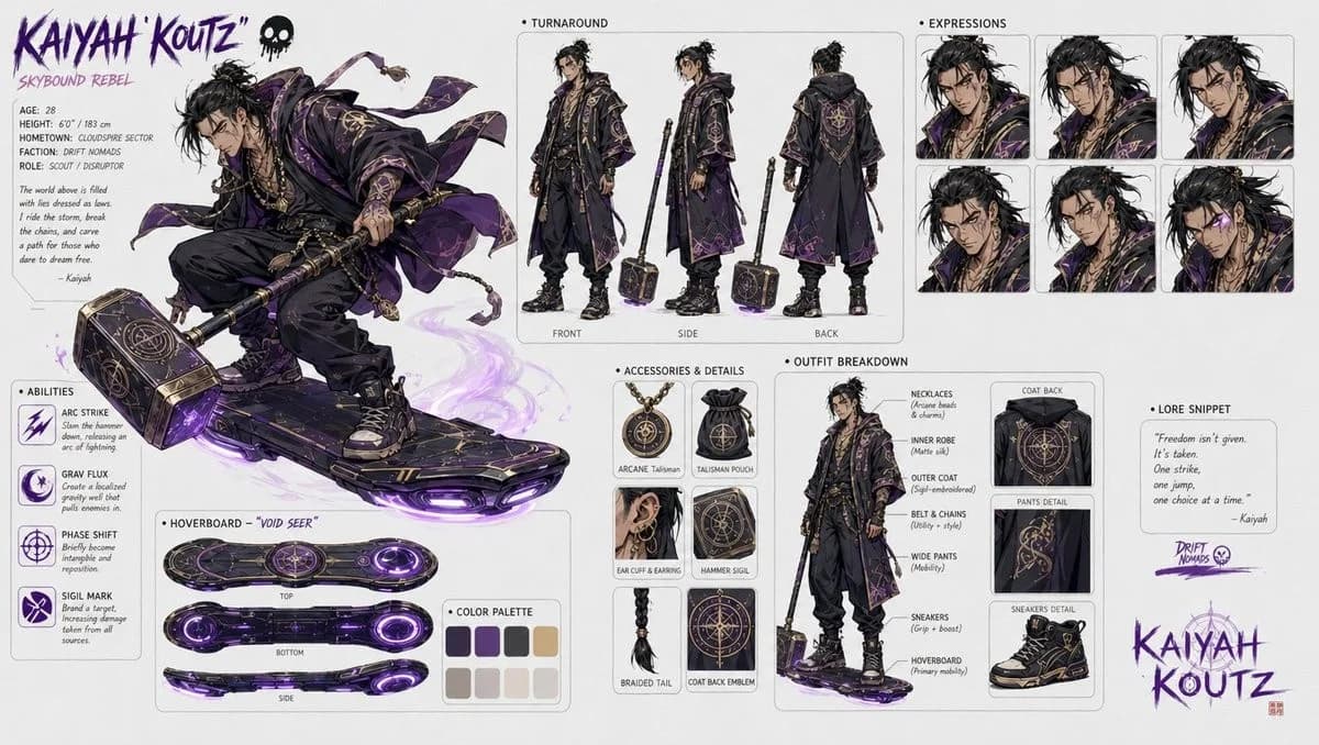 Character Design Refinement — Generated result