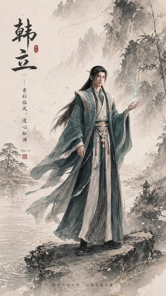 Ink-Wash Han Li Poster