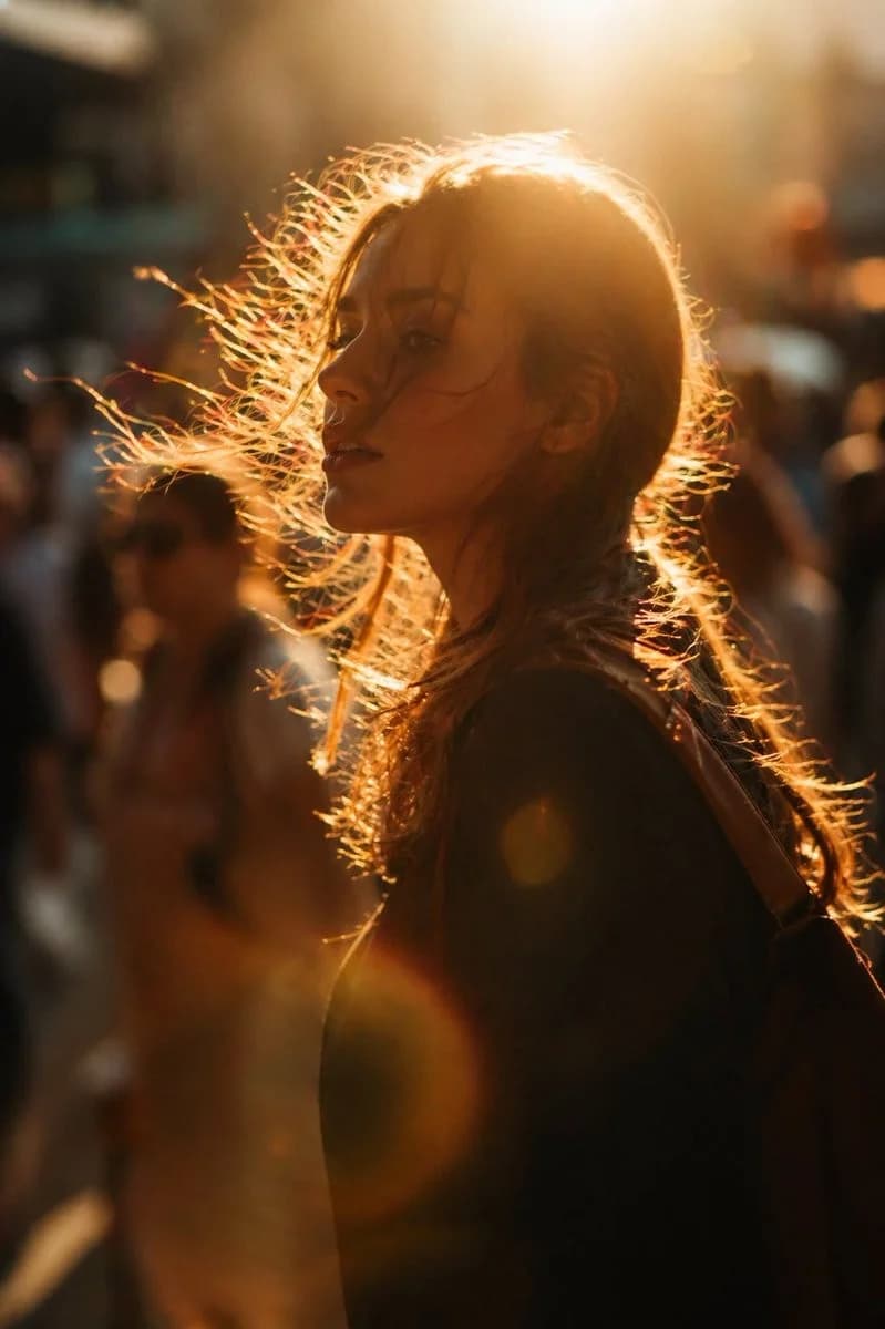 Golden Street Portrait