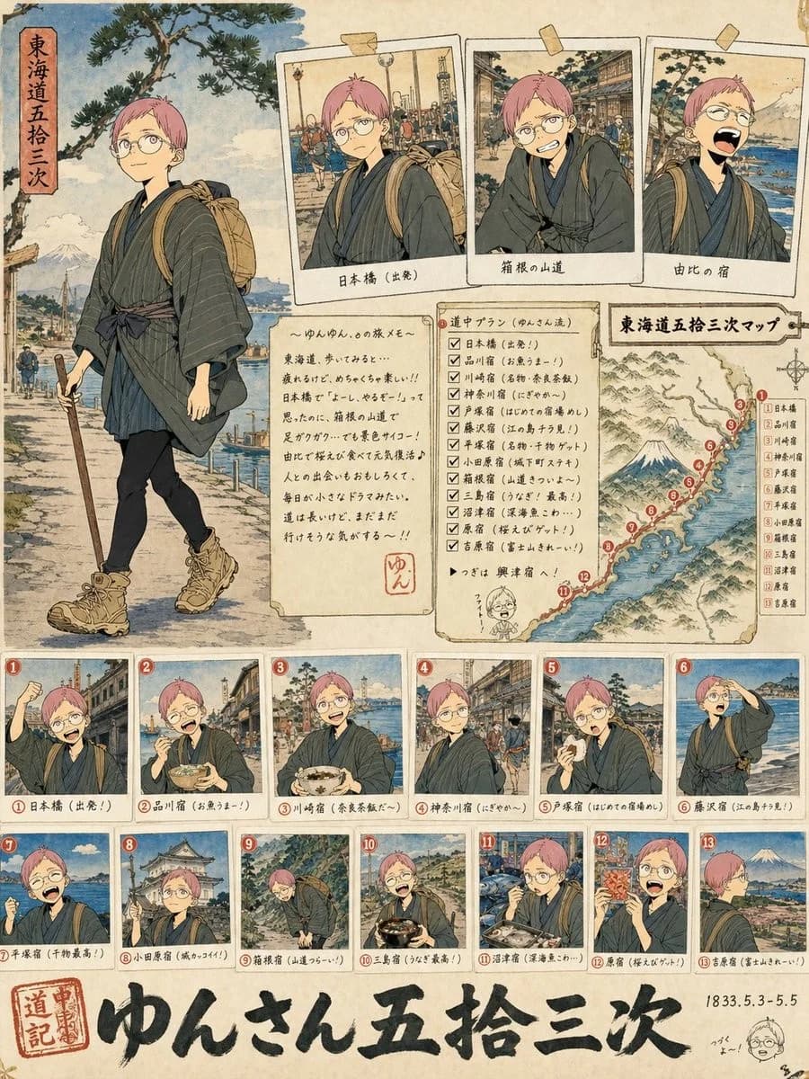 Tokaido Travel Poster