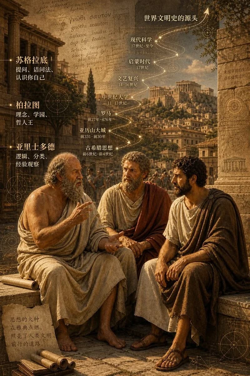 Greek Philosophers Gathering
