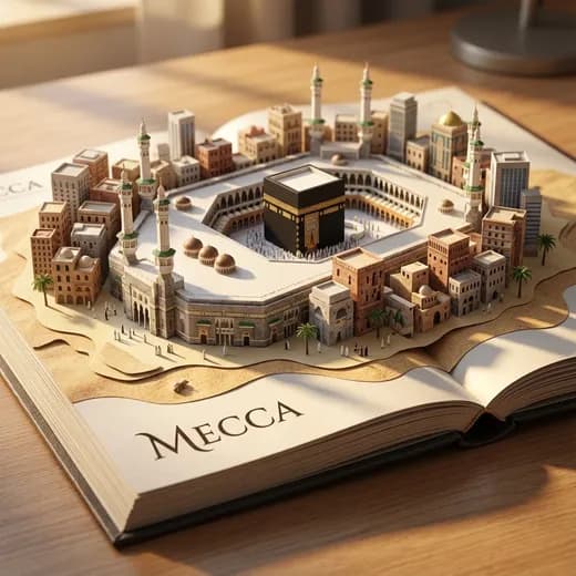 Paper Art Golden Cityscape Pop-Up Book