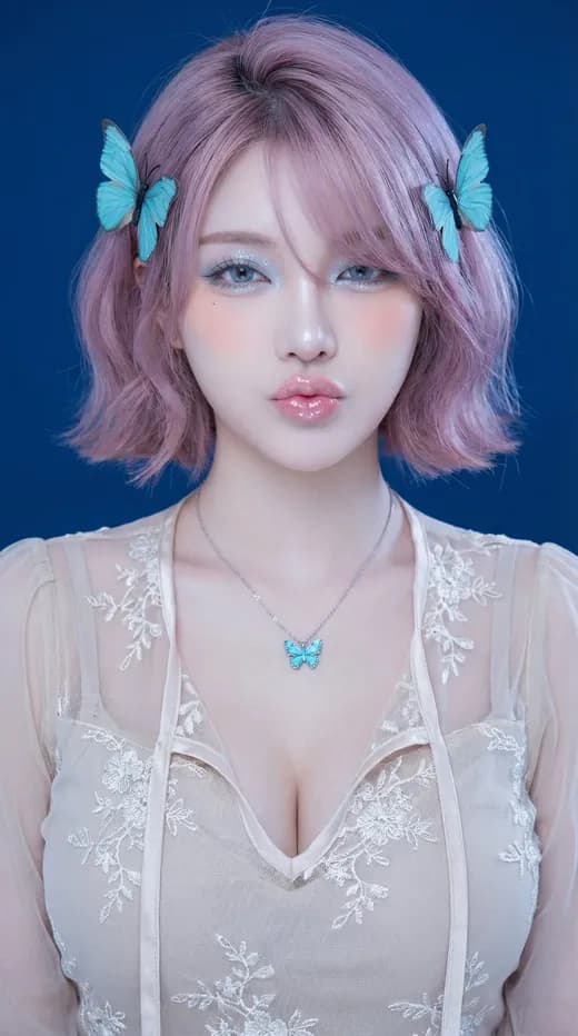 Icy Porcelain Skin Girl — Generated result