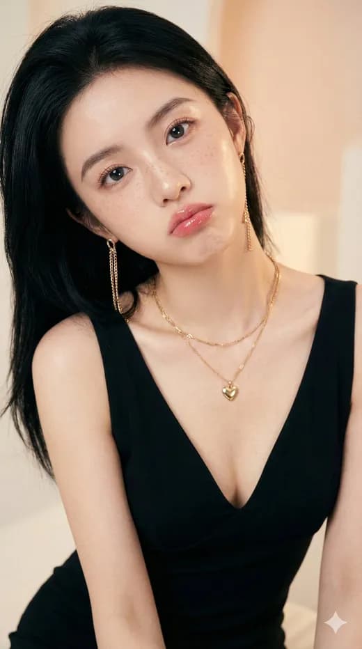 Pouting Girl Close-up