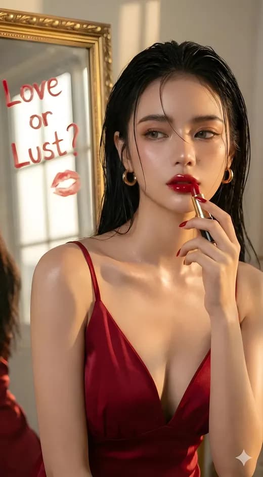 Red Lips Beauty Editorial