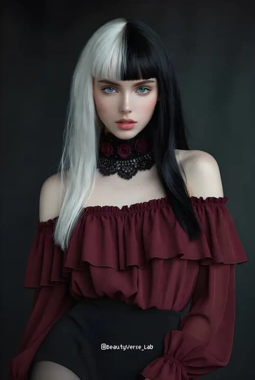 Two-tone Glamorous Fashion Photo Shoot