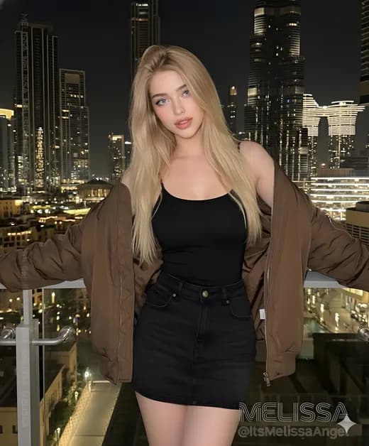 Dubai Night Blonde Supermodel — Generated result