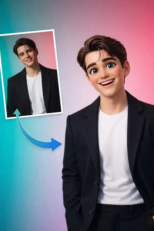 Pixar Style Sunny Youth — Generated result