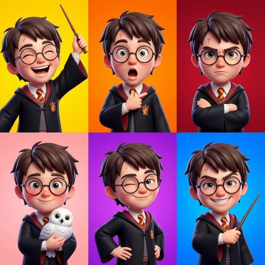 3D Cartoon Style Character — Generated result