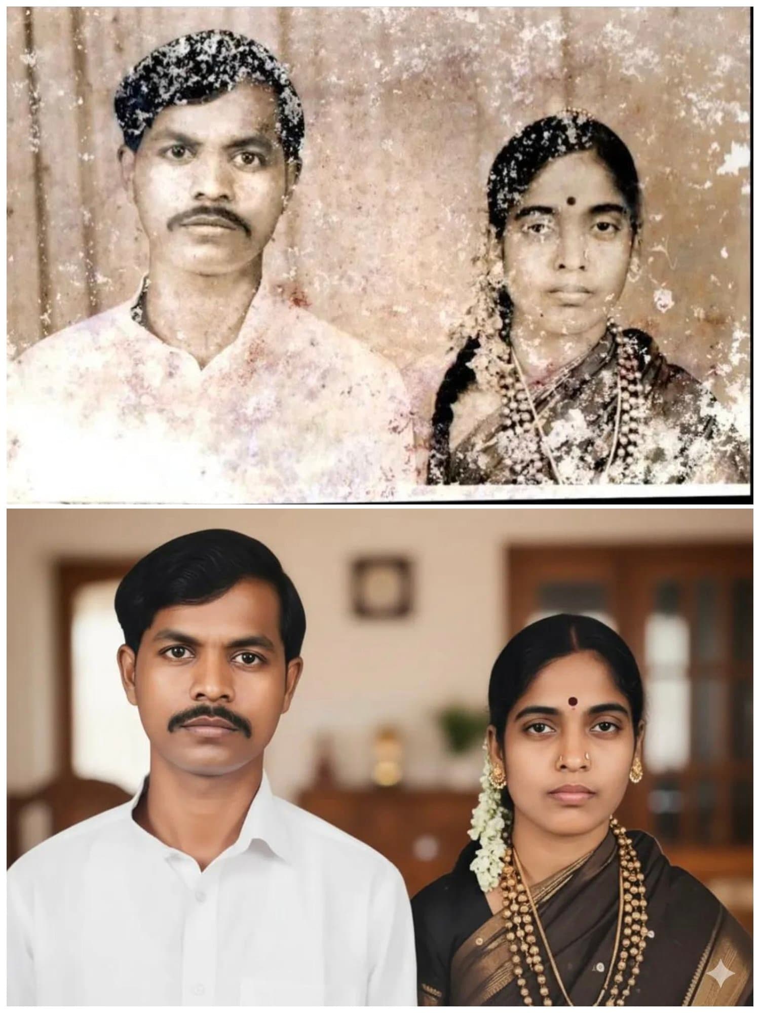 Old Photo HD Restoration — Generated result