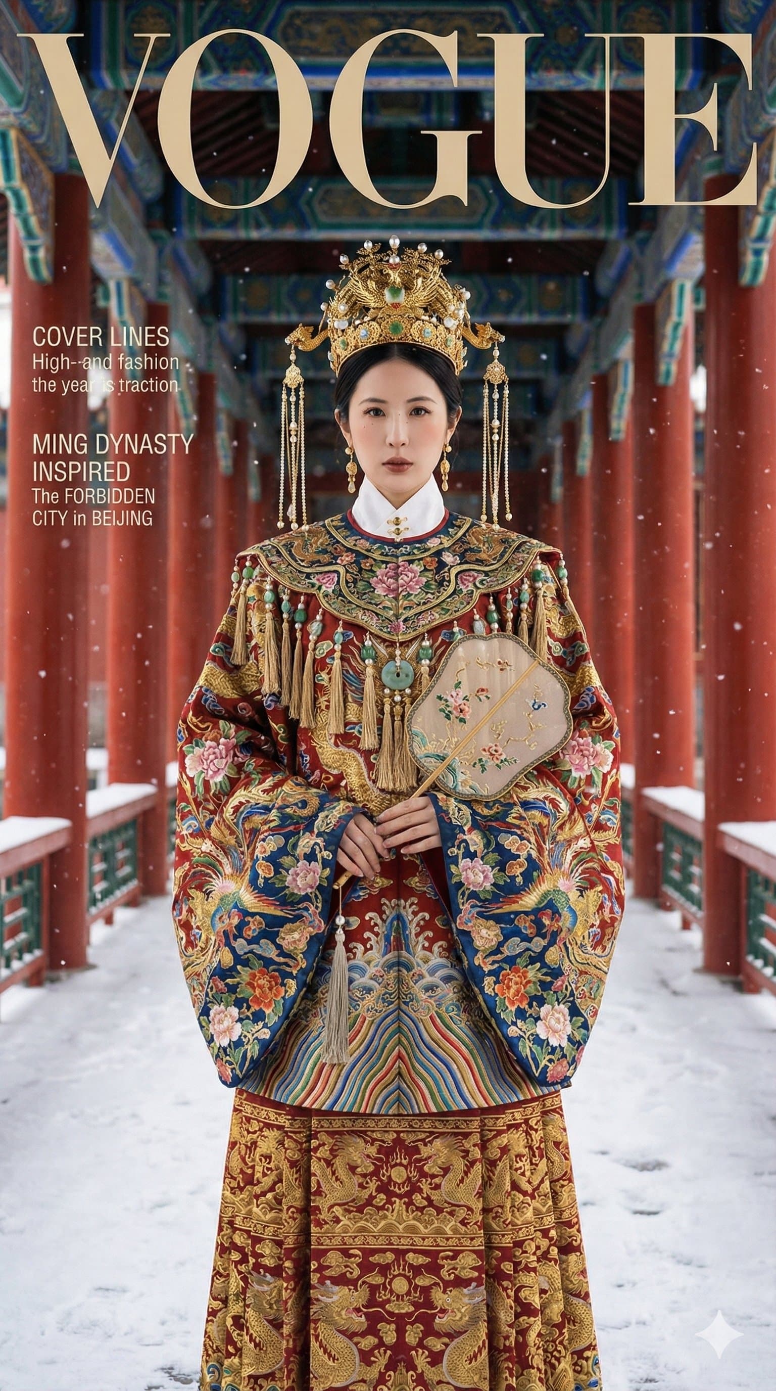 A Chinese Woman's Photo Series: Forbidden City — Generated result