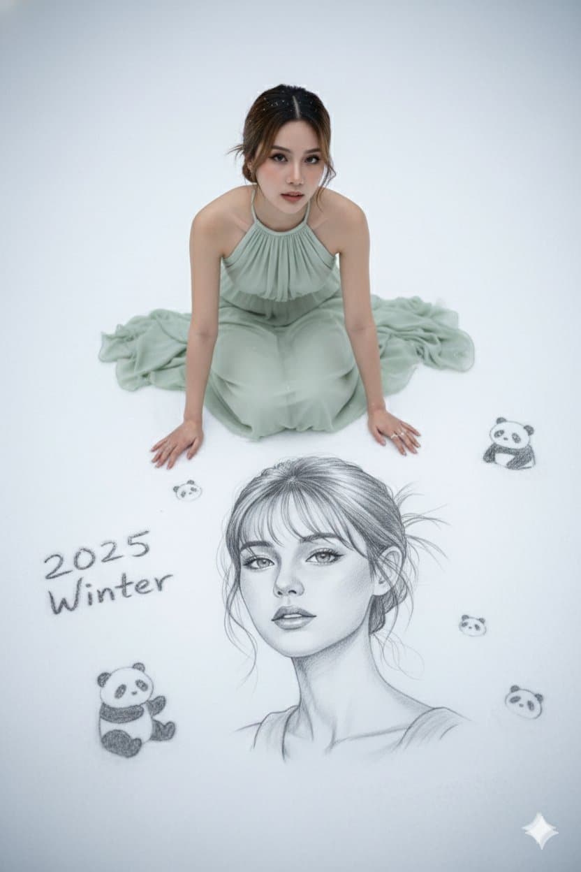 Girl's Pencil Sketch