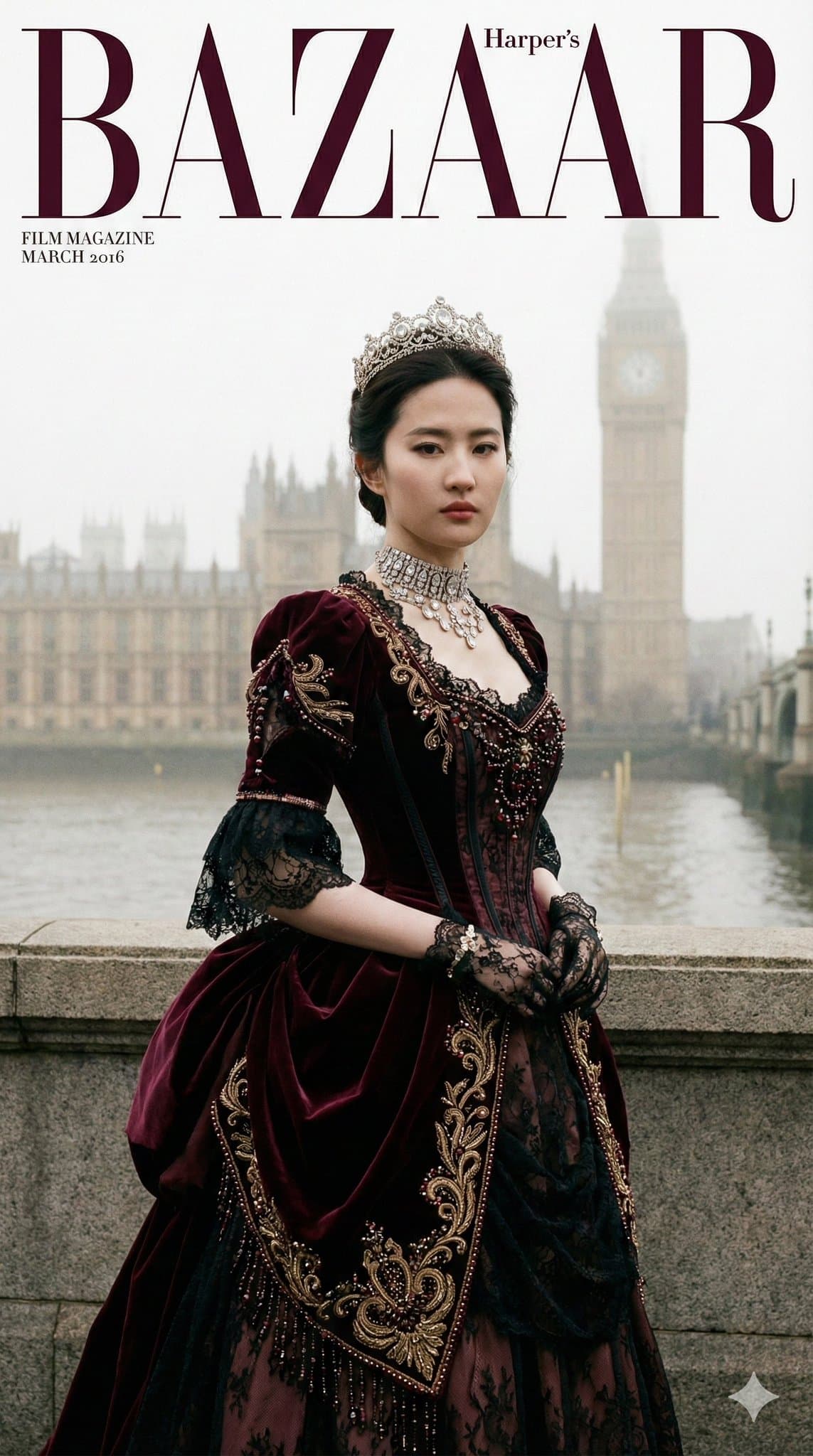 Victorian Gothic Royal Portrait Photo — Generated result