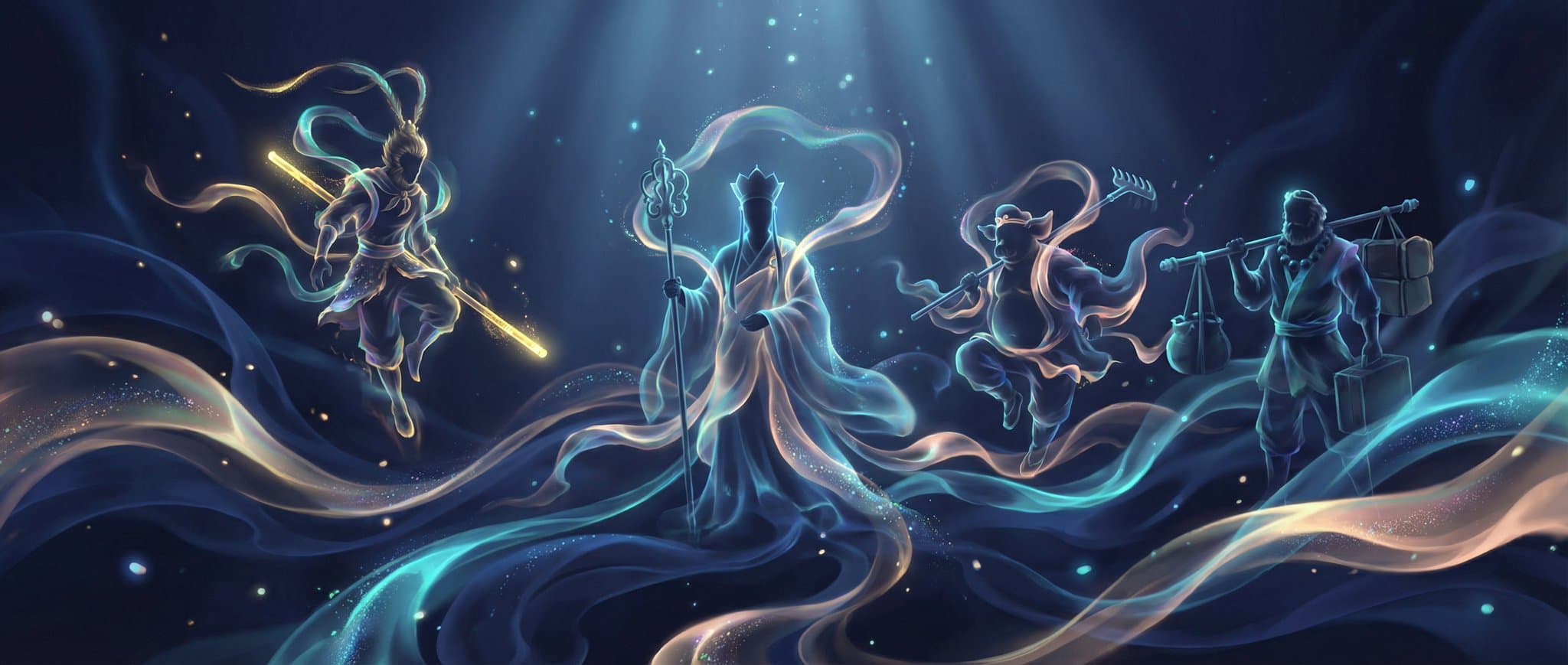 Writing World Famous Paintings with Chinese Fantasy