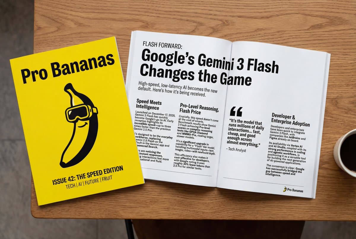 精美杂志上的文章照片 — Generated result