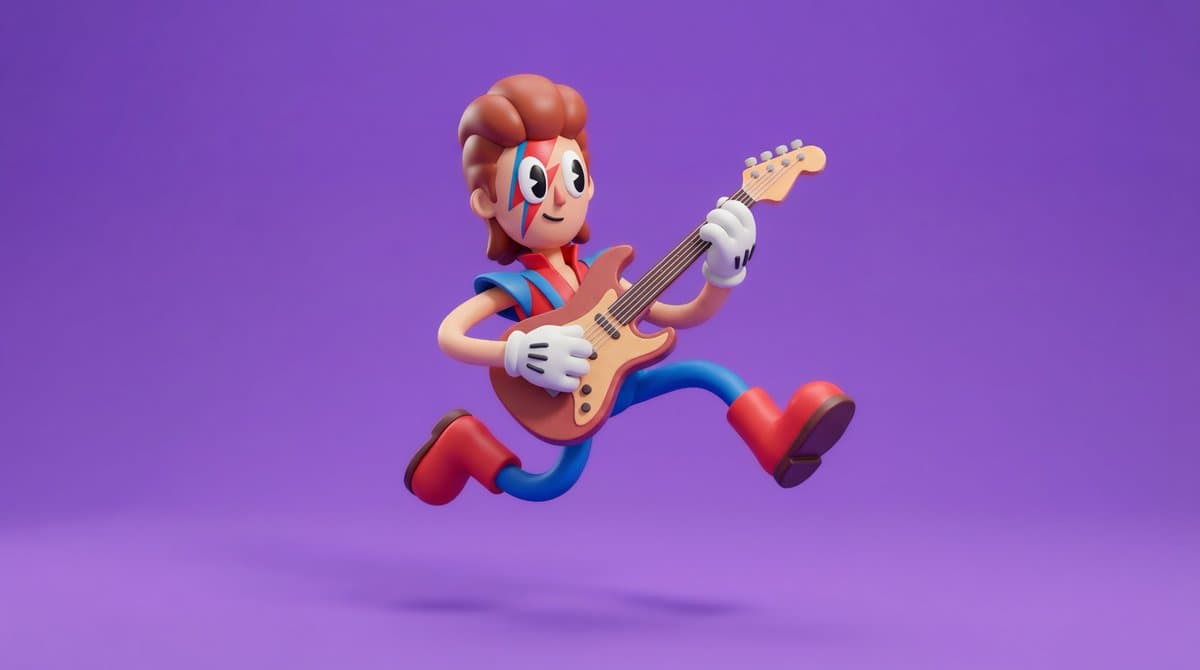 3D Rubber Hose Character Design — Generated result