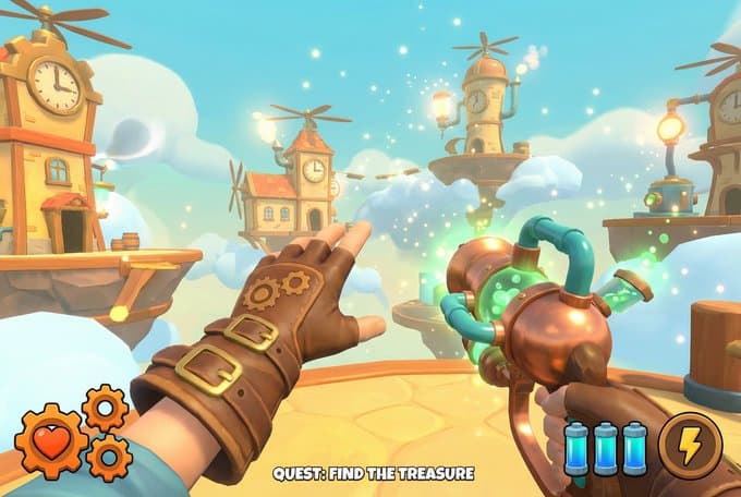 First-Person Shooter Perspective — Generated result