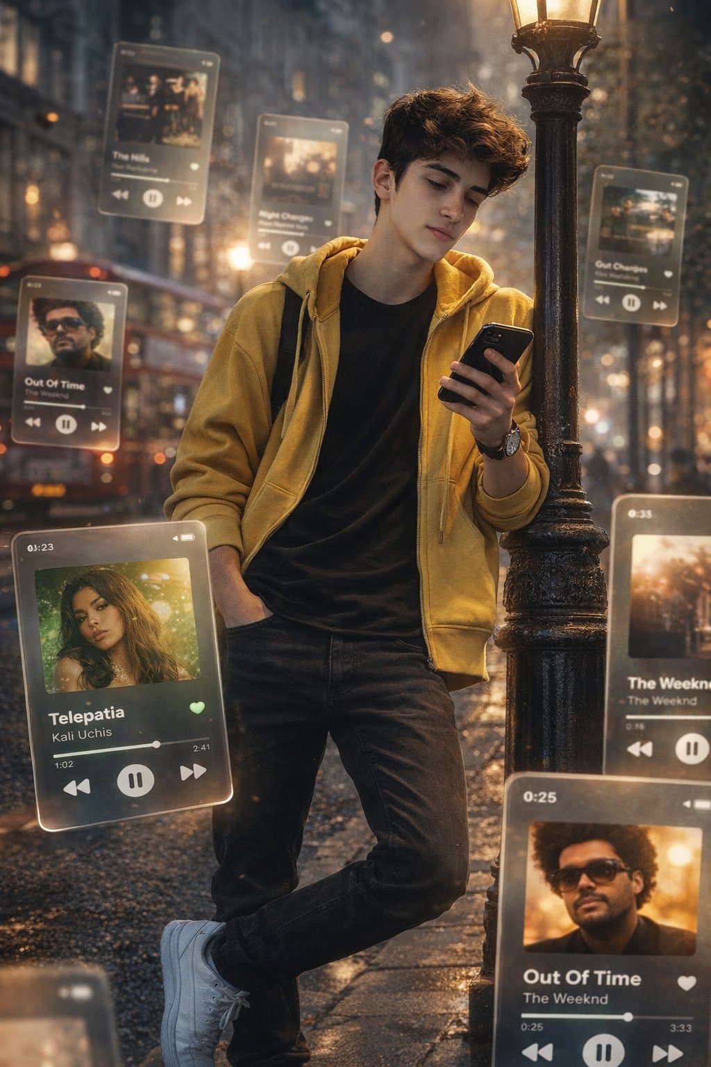 Dreamlike Cinematic Augmented Reality Visuals — Generated result