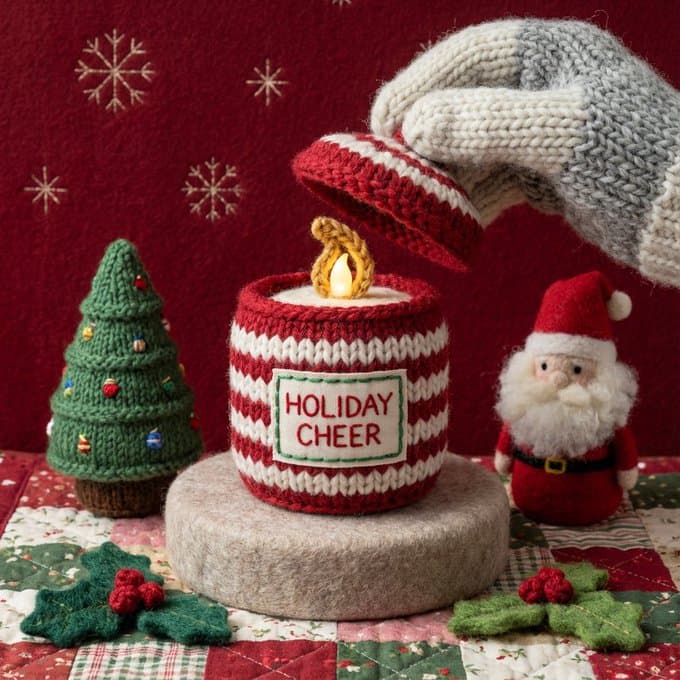 Miniature World Handcrafted from Plush Textiles