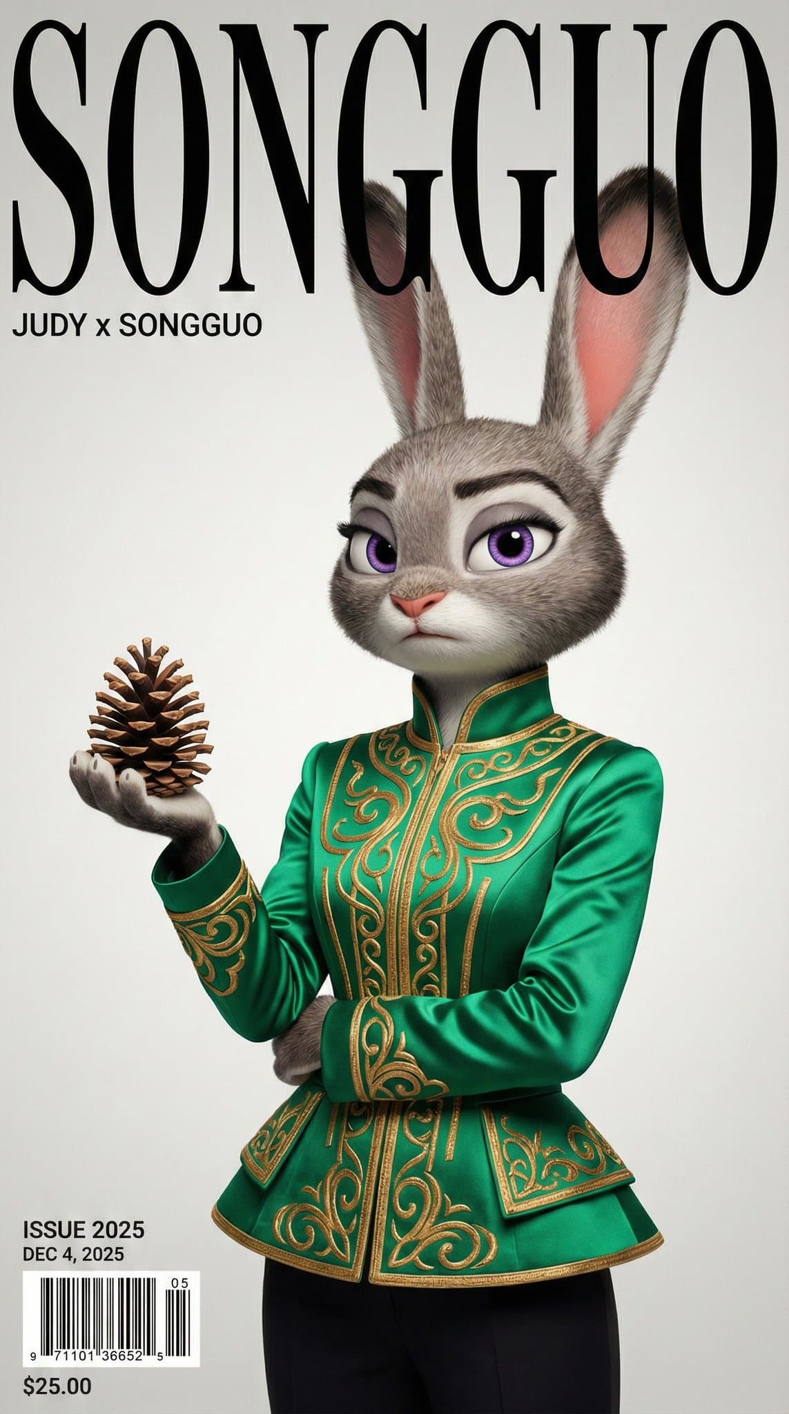 Judy and Pine Cone Collaborative Magazine — Generated result
