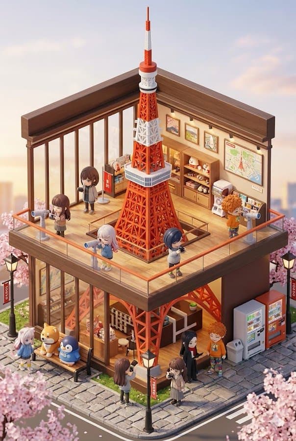 Q Version Miniature Travel Concept Design